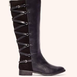 Buckled Flat Boot